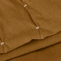 SIMPLMASYGENI ženske hlače plus size pantalone Ležerne prilike pune pamučne posteljine za reputiranje s kratkim rukavima s kratkim rukavima