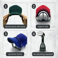 Hesocy šeširnjak Bender sa zakrivljenim opcijama - bez napora krivulja bejzbol kape bez parenja - uključuje zakrivljenu dodatnu opremu za trgovinu