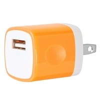 USB zidni punjač, ​​1A 5V 1-port USB zidni utikač puniti adapter za punjenje kompatibilan sa iPhone
