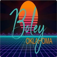 Boley Oklahoma frižider magnet retro neon