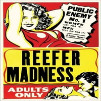 Reefer Madness - Vintage Movie Reklama Mini poster 11 17