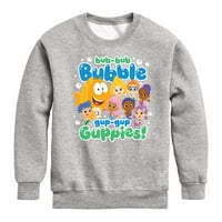 Bubble Guppies - Bub Bubble Gup Gup Guppies - Todler i Omladinska posada Fleece Dukserice