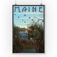 Maine - Hunter & Lake - Artwork za novinare sa fenjerom