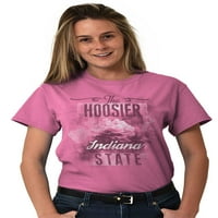Indiana Slatka državna cvijeća Suvenir Ženska grafička majica Tees Brisco Marke