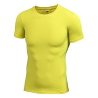 Thirt Man Active Majica Stretchy Quick Suw Slim Fit Trening Nosite sportsku majicu Trčanje majica teretane