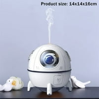 Giligiliso Space Capsule HUMIDIFIFIER, Mini ovlaživač, 220ml USB lična radna površina ovlaživač za dječje