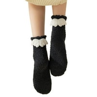 Žene Footis Socks Čarape za žene Djevojke Coral Socks uzorak Novost slatke koralne čarape