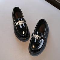 DMQUPV TODDLER Odjeća za odjeću Loafer Rhinestone Dekoracija školske haljine cipele za djevojčice Toddler
