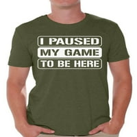 Majica za igru ​​za muškarce sarcastic humor smiješan izrekao igrački grafički tee