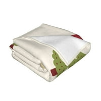 Bacajte pokrivač, šarene ravne mašine za božićnu stablu za pranje pokrivene pokrivene kaučem na razvlačenje