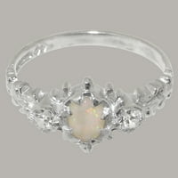 Britanci napravio 10k bijelo zlato Real Pravi originalni i kubni cirkonijski ženski osnivački prsten