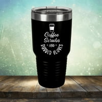 Piling kafe i gumene rukavice - ugravirano oz Tumbler šalica Jedinstveni poklon za rođendan Diplomirani