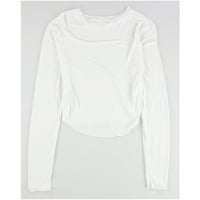 Projekt Social T Ženski obrezana osnovna majica, bijela, mala