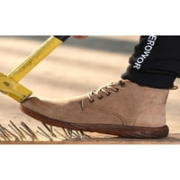 Muške sigurnosne cipele Probojna zaštitna zaštita za zaštitu čizme čeličnih nožnih prstiju Men Industrial