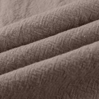 Kulsfhk Žensko ljetno Ležerne prilike pune boje bez rukava O-izrez Kašika za šivanje pamučne platnene