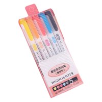 Huanledash Highlighter olovka piše tečno glatko pisanje Neklizajuća ručka boja kosionski fluorescentni marker olovka pribornica