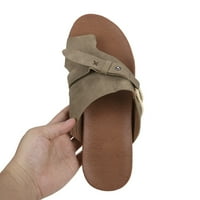 Akiigool Womens Platform sandale Ženske ravne sandale sa otvorenim nožnim prstima elastični klizanje na Slingback Comfort Casual Sandals