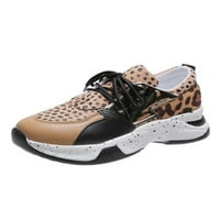 Daeful Ladies modni tenisir Udobne cipele Fitness Workout Tenisice Patchwork Platform treneri Žene prozračne sportske cipele Leopard Print 5