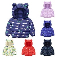 Durtebeua Toddler zimski kaput djeca zimska hladna odjeća za odjeću 12- mjeseci