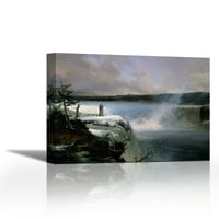 Niagara Falls - Savremena likovna umjetnost Giclee na platnu Galerija Wrap - zidni dekor - umjetnička slika - spreman za objesiti