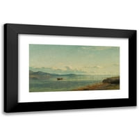 Amaldus Nielsen Black Modern Modern Framed Museum Art Print pod nazivom - iz Bommelfjorda