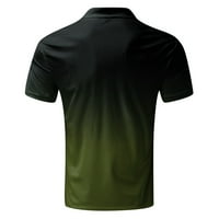 Advoicd radne majice Muška klasična fit s kratkim rukavima skraćenom majicom pamučna polo majica