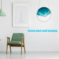 Lacyie zidni viseći ocean valovi ukras ukrasa
