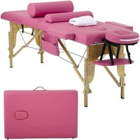 Jaydayon prenosivi preklopni stol - profesionalna masažna kreveta Dug široka visina Podesivi spa krevet