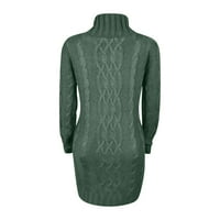 Cuhas Cardigan džemperi za žene jesen i zimska debela debela dvostrana retro debela linija ženske modne vrhove zelene boje