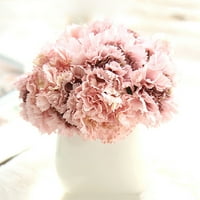 Buket šarmantni lažni cvjetni buket prijenosni fau svileni cvijet vjenčani rekvizit umjetni karanfil