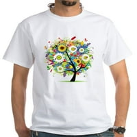 Cafepress - ljetna stabla bijela majica - Muške klasične majice