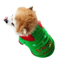 Mali pas božićni kostim džemper za male pse Kućni ljubimci Kat dukseva za štene odjeću odijelo Djevojka Chihuahua Teacup PUPS XMas Poklon