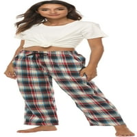 Mofiz ženske plaćene paštake hlače meka salon za spavanje veličina XL
