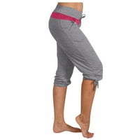 Huaai pantalone Solid casual kratke hlače Žene Chino modne hlače Hlače žene Žene povremene jogger hlače