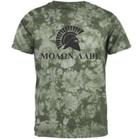 Molon Labe kaciga MENS majica Crackle Moss Tie Dye X-LG