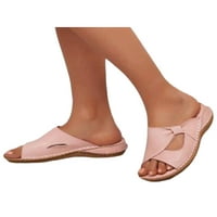 Ženske slajdove Ležerne prilike sandale za sandale Ljetne ploče Papuče ružičaste 7