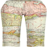 Dabuliu Women Ljeto Visoko struka pamučne platnene pantalone plaže pantske salonske hlače za žene žene Žene CAPRIS za ljeto