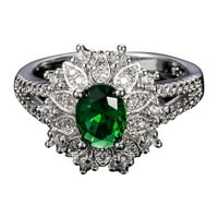 Lroplie prstenovi za žene djevojke kreativni dodaci visokog krajnjeg luksuznog full dijamantskog mikro set cirkonskog angažmana prstenaste poklone
