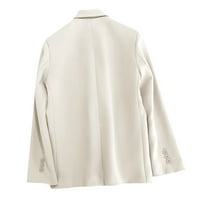 Meichang casual blezer jakne za žene labavi dugi rukavi od punog gumba CARDIGAN rever radne kancelarijske