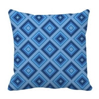 Mali plavi dijamantni uzorak dekor jastučnice