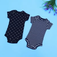 Pamuk kratki rukav za bebe Romper outfits novorođenčad trokut bodi odjeću za dječaka mališana