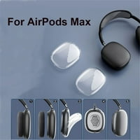 Pribor za meke slušalice Šoki otporne na šifru bez ogrebotine Case Clear Cover Shell Prozirni poklopac zaštitna futrola prozirna