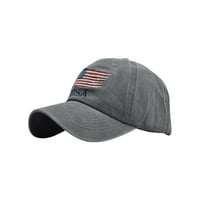 Sodopo bejzbol odjeće Muškarci američke zastave Baseball Cap izgrađen polo stil Vojna vojska kamiondžija Hat Patriotic Baseball Hat Vintage Podesiva oprana bejzbol kapa za muškarce