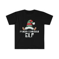 Prostodont lista za božićnu unisku majicu, S-3XL Holidays Xmas Elves