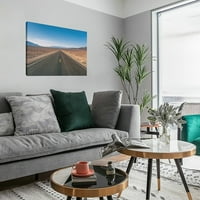 Prekrasna pejzaž autocesta Print Horizontal verzija Canvas Art Zidni dekor sa uokvirenim, modernim kućnim