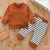 Odjeća za dojenčad djevojke dugih rukava Striped hlače