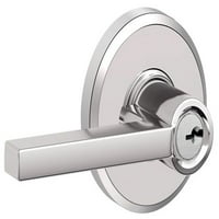 Schlage F51A-Lat-GSN Latitude Jednokrevetni monder za unos vrata za unos vrata - Chrome