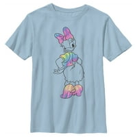 Boy's Mickey & Friends Tie Dye Daisy Graphic Tee Light plava mala