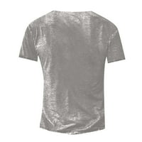 Corashan grafički majica Muška majica Grafički tekst 3D Štampanje Street Casual Chort rukav dugme dolje od tiskane odjeće Osnovne majice za muškarce