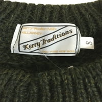 New Aran džemper vuneni unise izrađen u Irskoj Kerry Woolen Mills